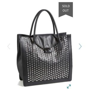 Studded leather Loeffler Randall tote
